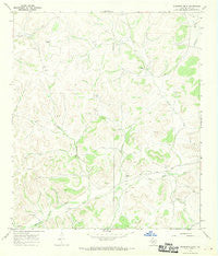 Hudspeth Draw Texas Historical topographic map, 1:24000 scale, 7.5 X 7.5 Minute, Year 1967