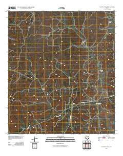 Hudspeth Draw Texas Historical topographic map, 1:24000 scale, 7.5 X 7.5 Minute, Year 2010