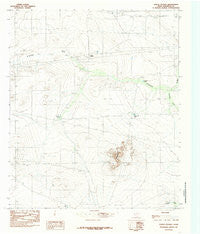 Hueco Station Texas Historical topographic map, 1:24000 scale, 7.5 X 7.5 Minute, Year 1984