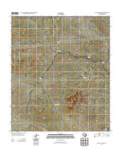Hueco Station Texas Historical topographic map, 1:24000 scale, 7.5 X 7.5 Minute, Year 2013