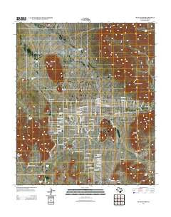 Hueco Tanks Texas Historical topographic map, 1:24000 scale, 7.5 X 7.5 Minute, Year 2012