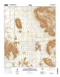 Hueco Tanks Texas Current topographic map, 1:24000 scale, 7.5 X 7.5 Minute, Year 2016