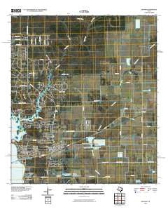 Huffman Texas Historical topographic map, 1:24000 scale, 7.5 X 7.5 Minute, Year 2010