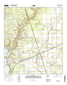 Huffman Texas Current topographic map, 1:24000 scale, 7.5 X 7.5 Minute, Year 2016