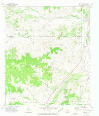 Hulldale Texas Historical topographic map, 1:24000 scale, 7.5 X 7.5 Minute, Year 1972