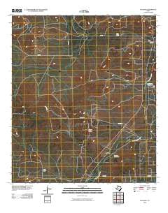 Hulldale Texas Historical topographic map, 1:24000 scale, 7.5 X 7.5 Minute, Year 2010
