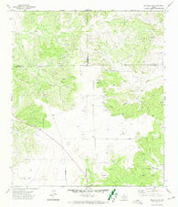Hulldale SW Texas Historical topographic map, 1:24000 scale, 7.5 X 7.5 Minute, Year 1972
