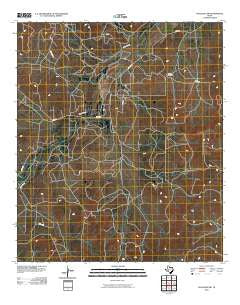 Hulldale NW Texas Historical topographic map, 1:24000 scale, 7.5 X 7.5 Minute, Year 2010