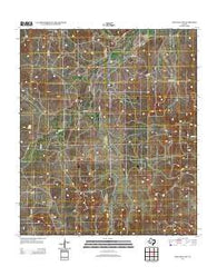 Hulldale NW Texas Historical topographic map, 1:24000 scale, 7.5 X 7.5 Minute, Year 2012