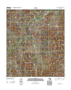 Hulldale NW Texas Historical topographic map, 1:24000 scale, 7.5 X 7.5 Minute, Year 2012