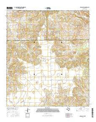 Hulldale SW Texas Current topographic map, 1:24000 scale, 7.5 X 7.5 Minute, Year 2016