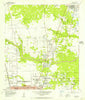 Humble Texas Historical topographic map, 1:24000 scale, 7.5 X 7.5 Minute, Year 1954