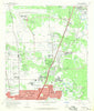 Humble Texas Historical topographic map, 1:24000 scale, 7.5 X 7.5 Minute, Year 1967