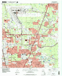 Humble Texas Historical topographic map, 1:24000 scale, 7.5 X 7.5 Minute, Year 1995