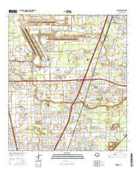 Humble Texas Current topographic map, 1:24000 scale, 7.5 X 7.5 Minute, Year 2016