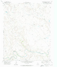 Humdinger Spring Texas Historical topographic map, 1:24000 scale, 7.5 X 7.5 Minute, Year 1971