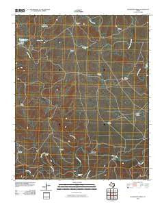Humdinger Spring Texas Historical topographic map, 1:24000 scale, 7.5 X 7.5 Minute, Year 2010