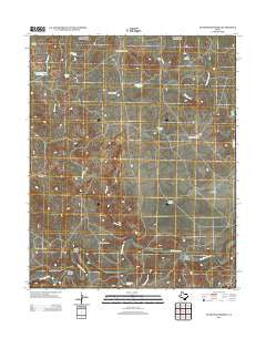 Humdinger Spring Texas Historical topographic map, 1:24000 scale, 7.5 X 7.5 Minute, Year 2012