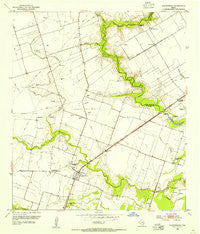 Hungerford Texas Historical topographic map, 1:24000 scale, 7.5 X 7.5 Minute, Year 1953