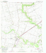 Hungerford Texas Historical topographic map, 1:24000 scale, 7.5 X 7.5 Minute, Year 1953