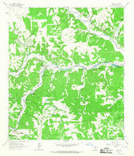 Hunt Texas Historical topographic map, 1:24000 scale, 7.5 X 7.5 Minute, Year 1964