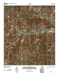 Hunt Texas Historical topographic map, 1:24000 scale, 7.5 X 7.5 Minute, Year 2010