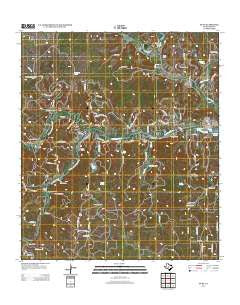 Hunt Texas Historical topographic map, 1:24000 scale, 7.5 X 7.5 Minute, Year 2012