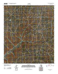 Hunt Ranch Texas Historical topographic map, 1:24000 scale, 7.5 X 7.5 Minute, Year 2010