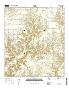 Hunt Ranch Texas Current topographic map, 1:24000 scale, 7.5 X 7.5 Minute, Year 2016