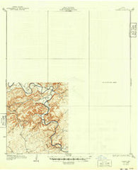 Hunter Texas Historical topographic map, 1:62500 scale, 15 X 15 Minute, Year 1929