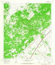 Hunter Texas Historical topographic map, 1:24000 scale, 7.5 X 7.5 Minute, Year 1964