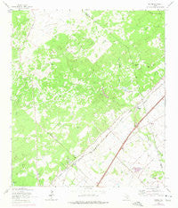 Hunter Texas Historical topographic map, 1:24000 scale, 7.5 X 7.5 Minute, Year 1964