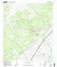 Hunter Texas Historical topographic map, 1:24000 scale, 7.5 X 7.5 Minute, Year 1964
