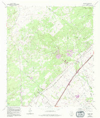 Hunter Texas Historical topographic map, 1:24000 scale, 7.5 X 7.5 Minute, Year 1964