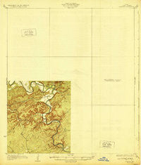 Hunter Texas Historical topographic map, 1:62500 scale, 15 X 15 Minute, Year 1929