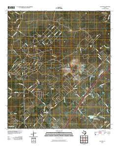 Hunter Texas Historical topographic map, 1:24000 scale, 7.5 X 7.5 Minute, Year 2010