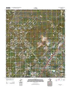 Hunter Texas Historical topographic map, 1:24000 scale, 7.5 X 7.5 Minute, Year 2013