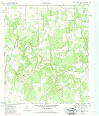 Hunting Shirt Creek Texas Historical topographic map, 1:24000 scale, 7.5 X 7.5 Minute, Year 1969