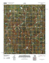 Hunting Shirt Creek Texas Historical topographic map, 1:24000 scale, 7.5 X 7.5 Minute, Year 2010