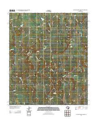 Hunting Shirt Creek Texas Historical topographic map, 1:24000 scale, 7.5 X 7.5 Minute, Year 2012