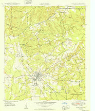 Huntington Texas Historical topographic map, 1:24000 scale, 7.5 X 7.5 Minute, Year 1950