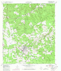 Huntington Texas Historical topographic map, 1:24000 scale, 7.5 X 7.5 Minute, Year 1949