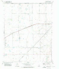 Huntoon Texas Historical topographic map, 1:24000 scale, 7.5 X 7.5 Minute, Year 1973