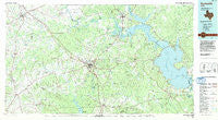 Huntsville Texas Historical topographic map, 1:100000 scale, 30 X 60 Minute, Year 1985