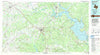 Huntsville Texas Historical topographic map, 1:100000 scale, 30 X 60 Minute, Year 1985