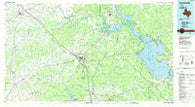 Huntsville Texas Historical topographic map, 1:100000 scale, 30 X 60 Minute, Year 1985