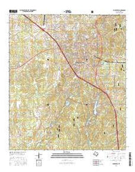 Huntsville Texas Current topographic map, 1:24000 scale, 7.5 X 7.5 Minute, Year 2016