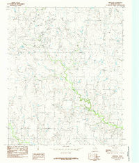 Hurnville Texas Historical topographic map, 1:24000 scale, 7.5 X 7.5 Minute, Year 1984