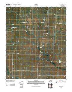 Hurnville Texas Historical topographic map, 1:24000 scale, 7.5 X 7.5 Minute, Year 2010