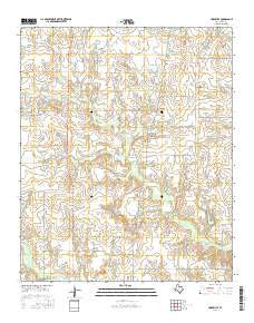 Hurnville Texas Current topographic map, 1:24000 scale, 7.5 X 7.5 Minute, Year 2016